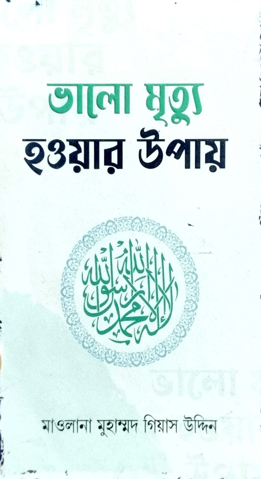 ভালো মৃত্যু হওয়ার উপায় book cover